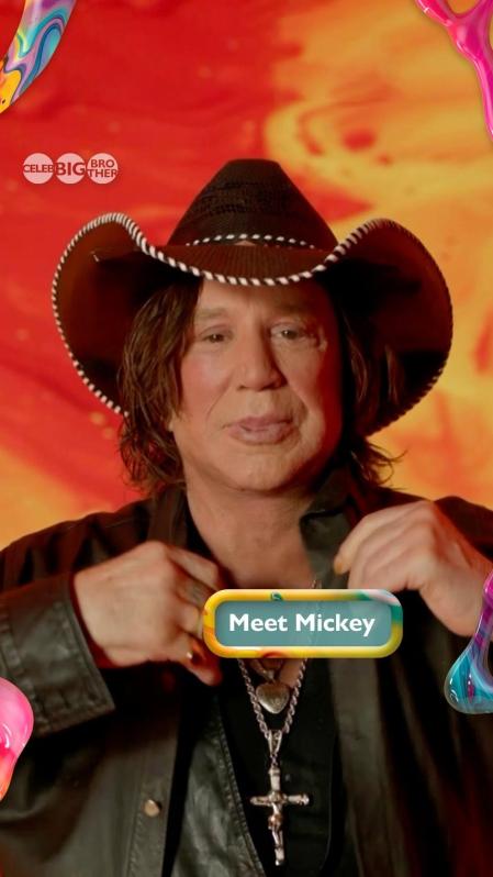Mickey Rourke en la edición británica de 'Gran Hermano'