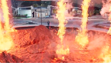 Así han recreado las televisiones el volcán de La Palma en realidad aumentada