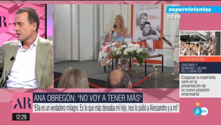 Alessandro Lequio opina sobre el libro de Ana Obregón
