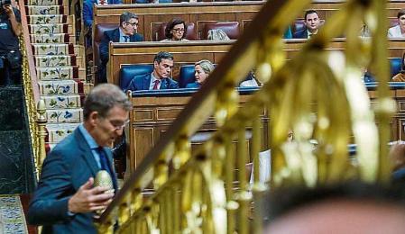 Segunda sesión del debate de investidura de Alberto Nuñez Feijoo, este martes en el Congreso de los Diputados, en Madrid.
