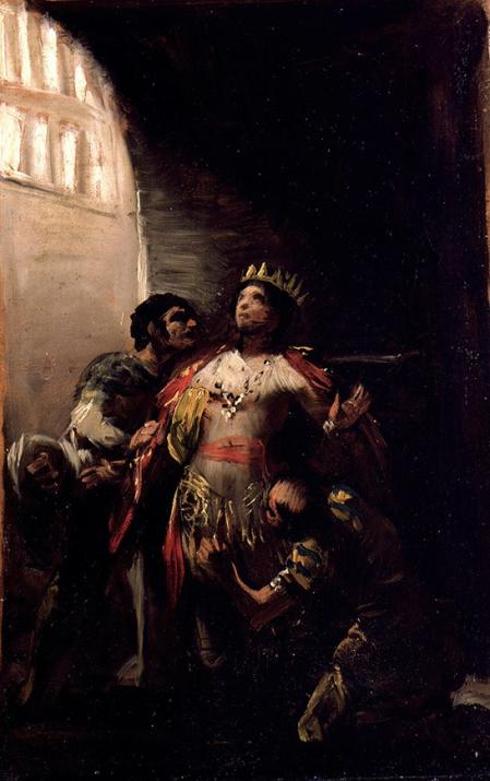 San Hermenegildo en prisión.