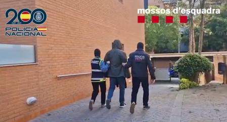 Momento en el que se produce una de las detenciones