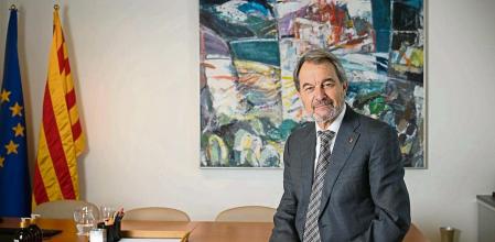 Entrevista a Artur Mas al seu despatx