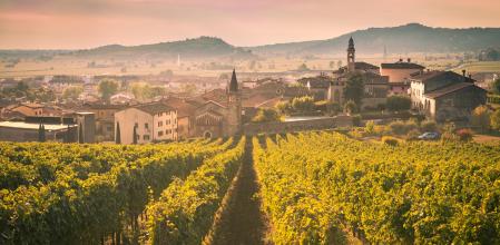 Panorámica de Soave, el pueblo más bonito de Italia de 2022