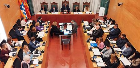 Sesión plenaria del actual Ayuntamiento de Badalona