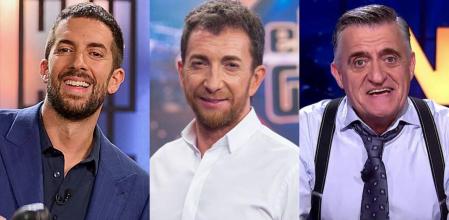 David Broncano, Pablo Motos y Gran Wyoming