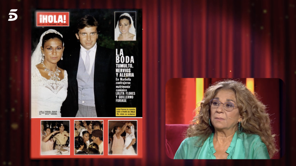 Lolita Flores confiesa por qué se formó tanto revuelo en su boda y de quién fue la culpa: “La metedura de pata…”