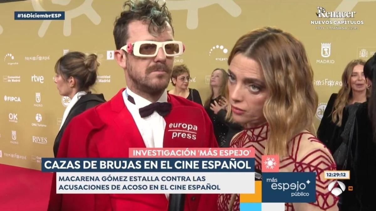 Macarena Gómez estalla ante la presunta “lista negra” del acoso en el mundo del cine: “Hacen mucho daño a los hombres”