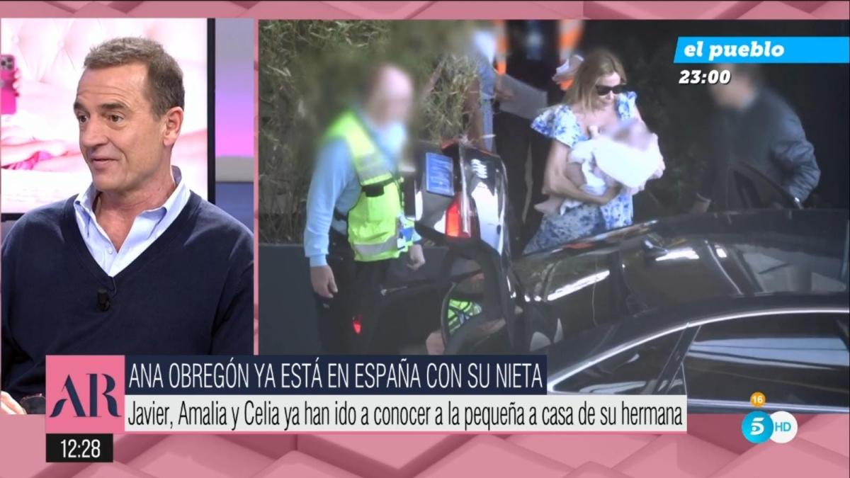 Alessandro Lequio sobre la llegada de su nieta a España: No tenía ni idea de que venía hoy