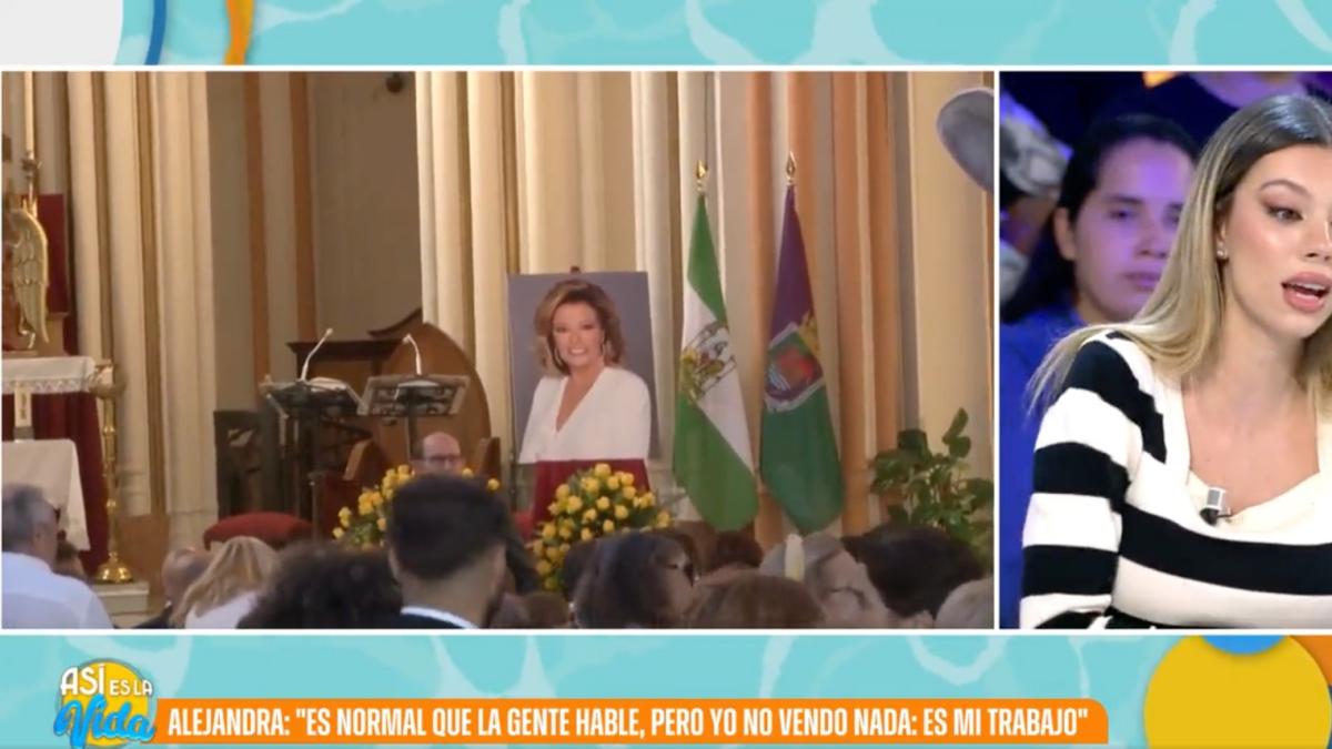 Alejandra Rubio se divierte de afterwork con sus compañeros de Así es la vida, que seguirá en antena