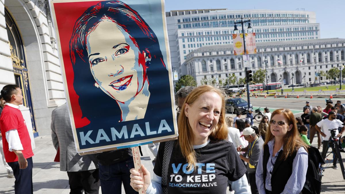 Kamala Harris ya tiene el apoyo de la mayoría de delegados y podría ser nominada la próxima semana