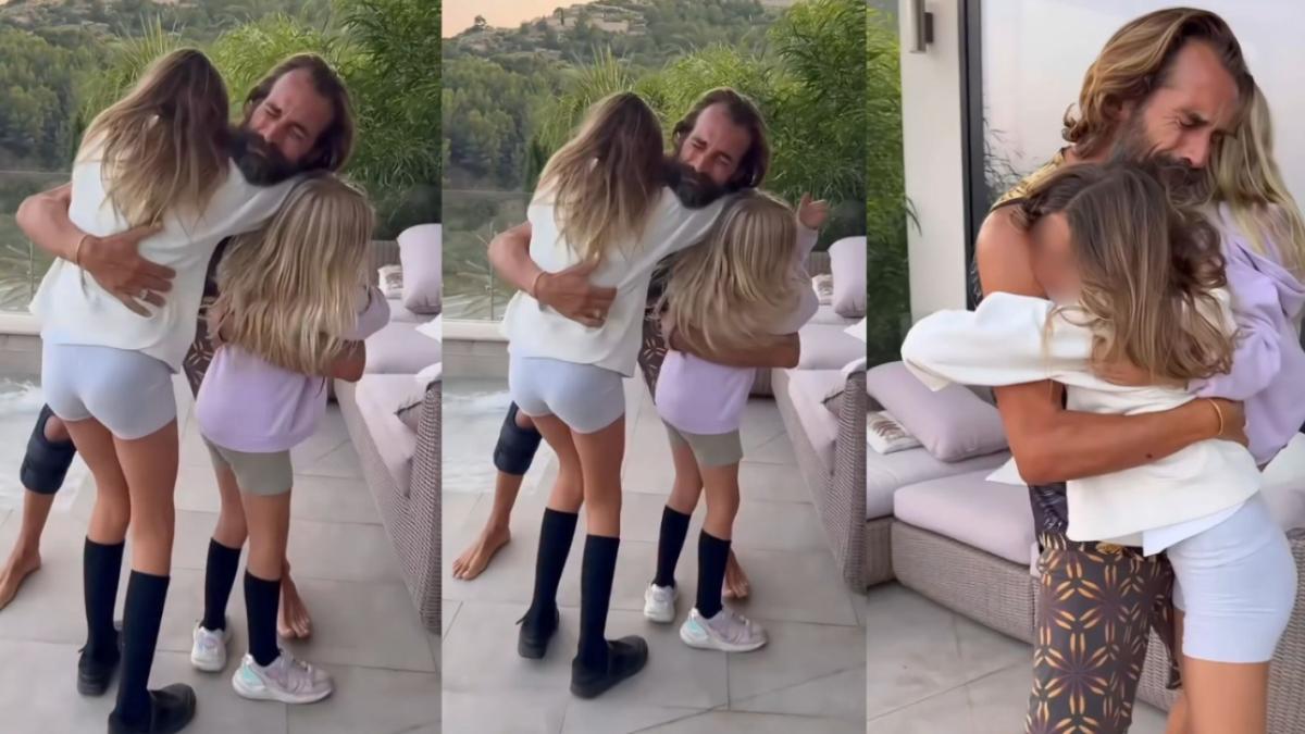 El emotivo reencuentro de Álex Adrover con sus hijas después de 89 días en Supervivientes: La magia de lo cotidiano