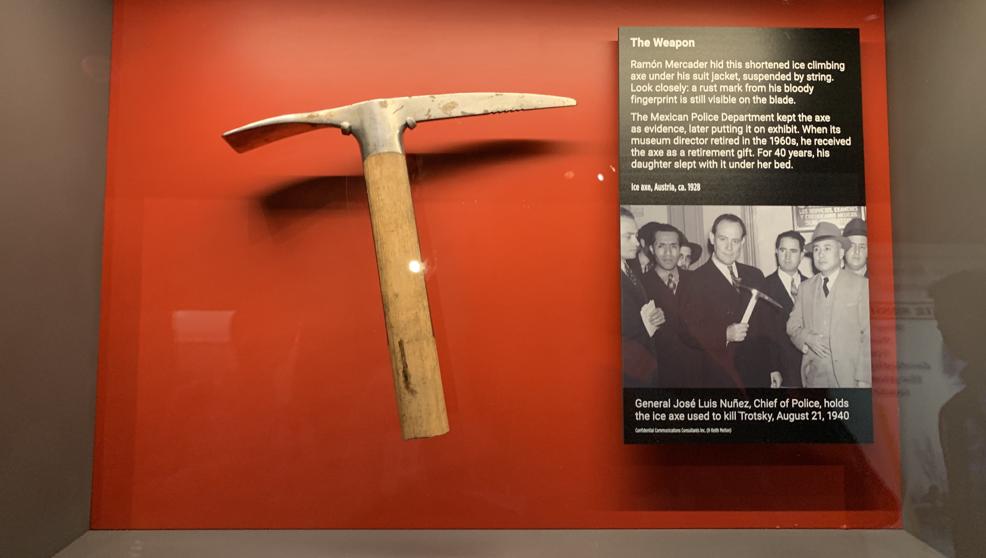 El piolet de Trotsky sale de la clandestinidad
